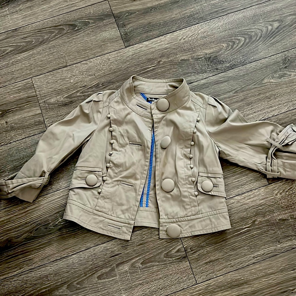 COPY - Anthropologie jacket with fun buttons
